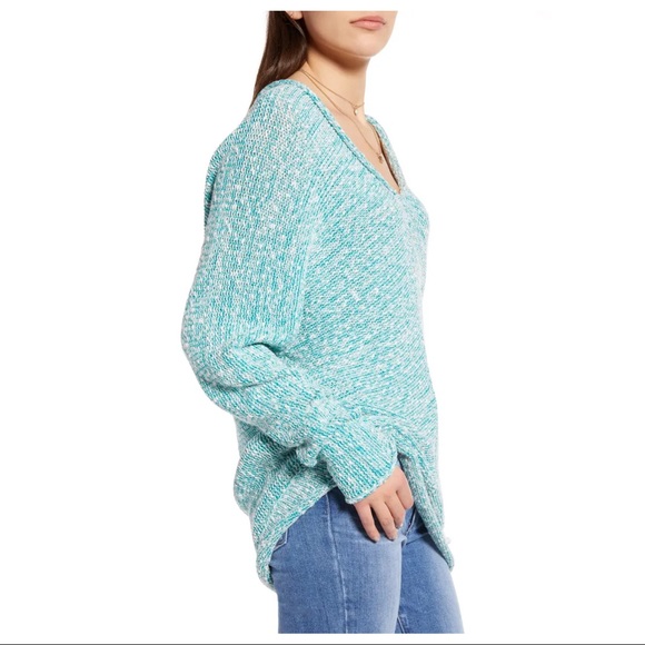 NEW FREE PEOPLE V-NECK PULLOVER SWEATER - Picture 5 of 9